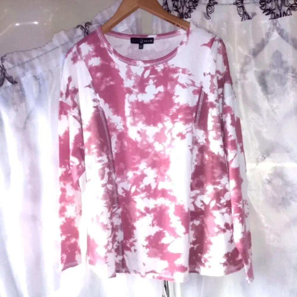 Fred David blouse tie dye size 1x ( bag Y )